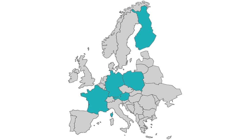 Vergrößerung des Bildes für Map with ENASP Members.