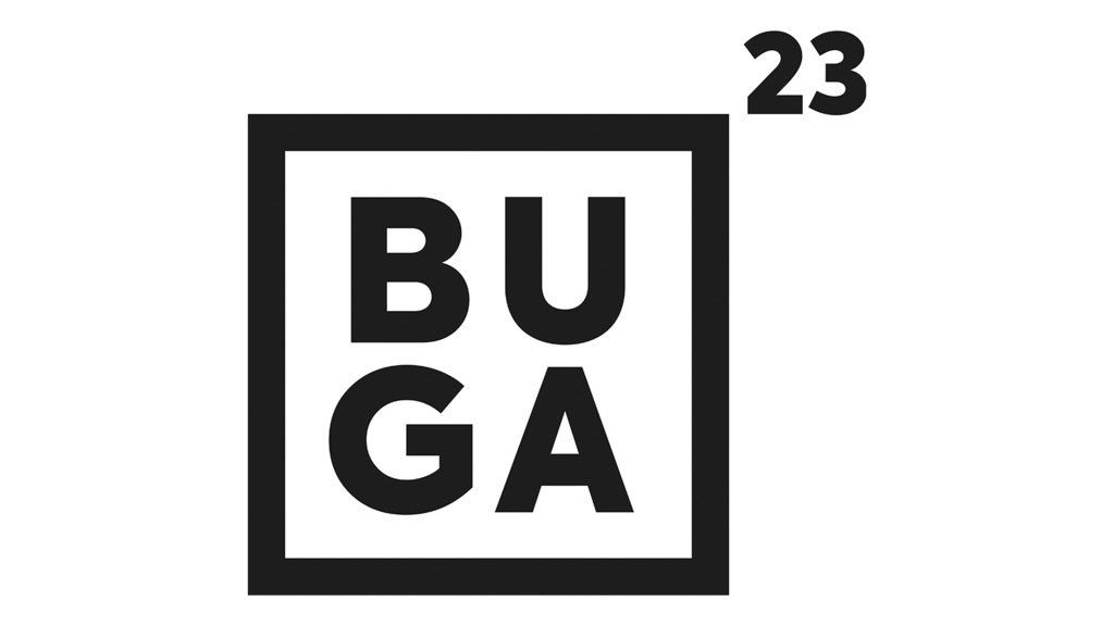 Vergrößerung des Bildes für Vier Buchstaben  im Quadrat - oben B und U und unten G und A. Rechts oben in der Ecke befindet sich die Zahl 23..