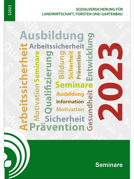 Vergrößerung des Bildes für Titel der Broschüre "Seminare 2023".